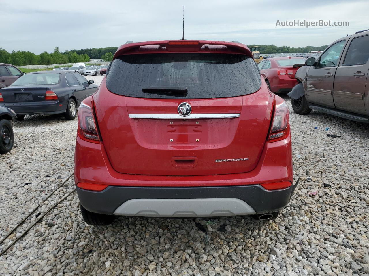 2019 Buick Encore Sport Touring Red vin: KL4CJ1SB6KB809390