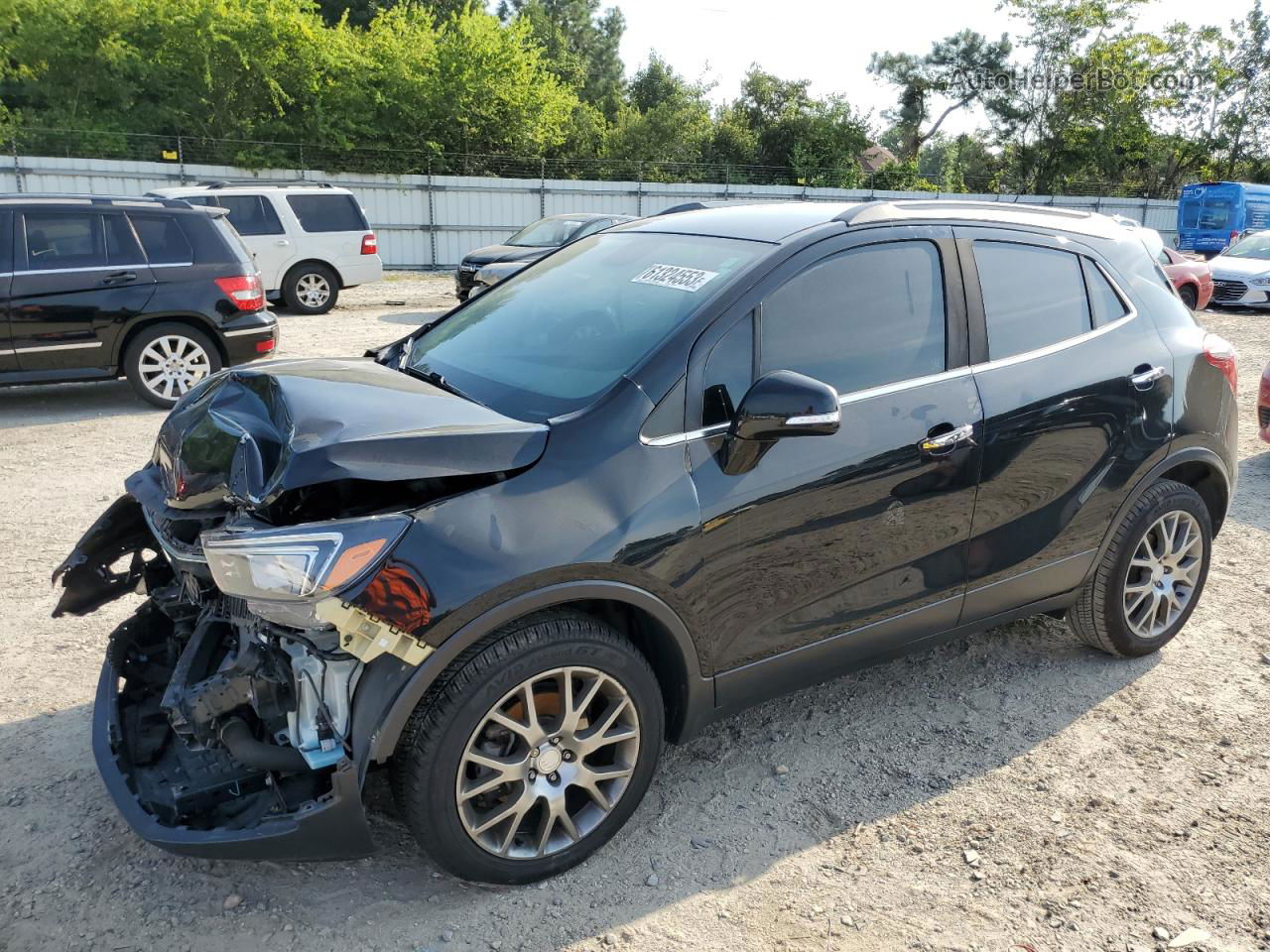 2018 Buick Encore Sport Touring Black vin: KL4CJ1SB7JB667310