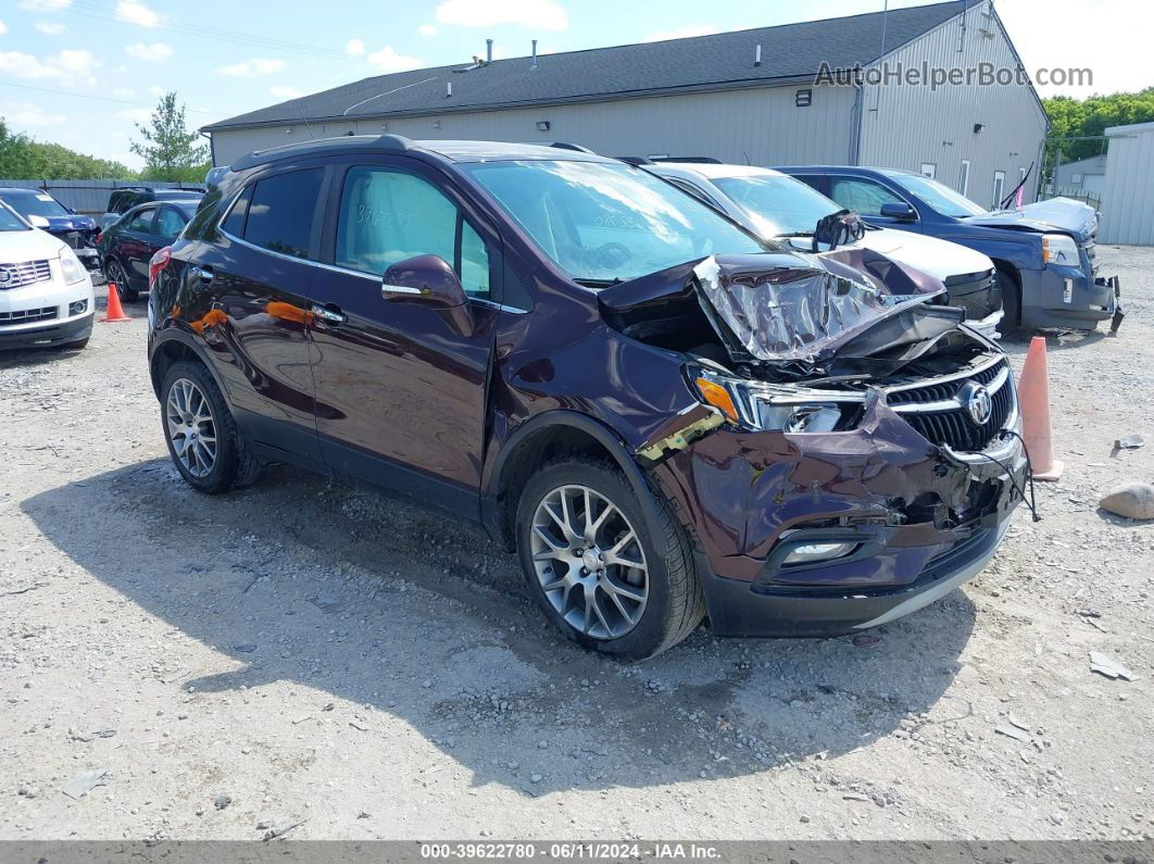 2018 Buick Encore Sport Touring Purple vin: KL4CJ1SB8JB632551