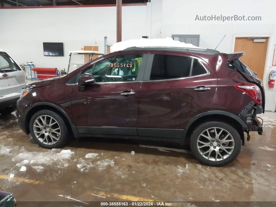 2018 Buick Encore Sport Touring Burgundy vin: KL4CJ1SBXJB576337