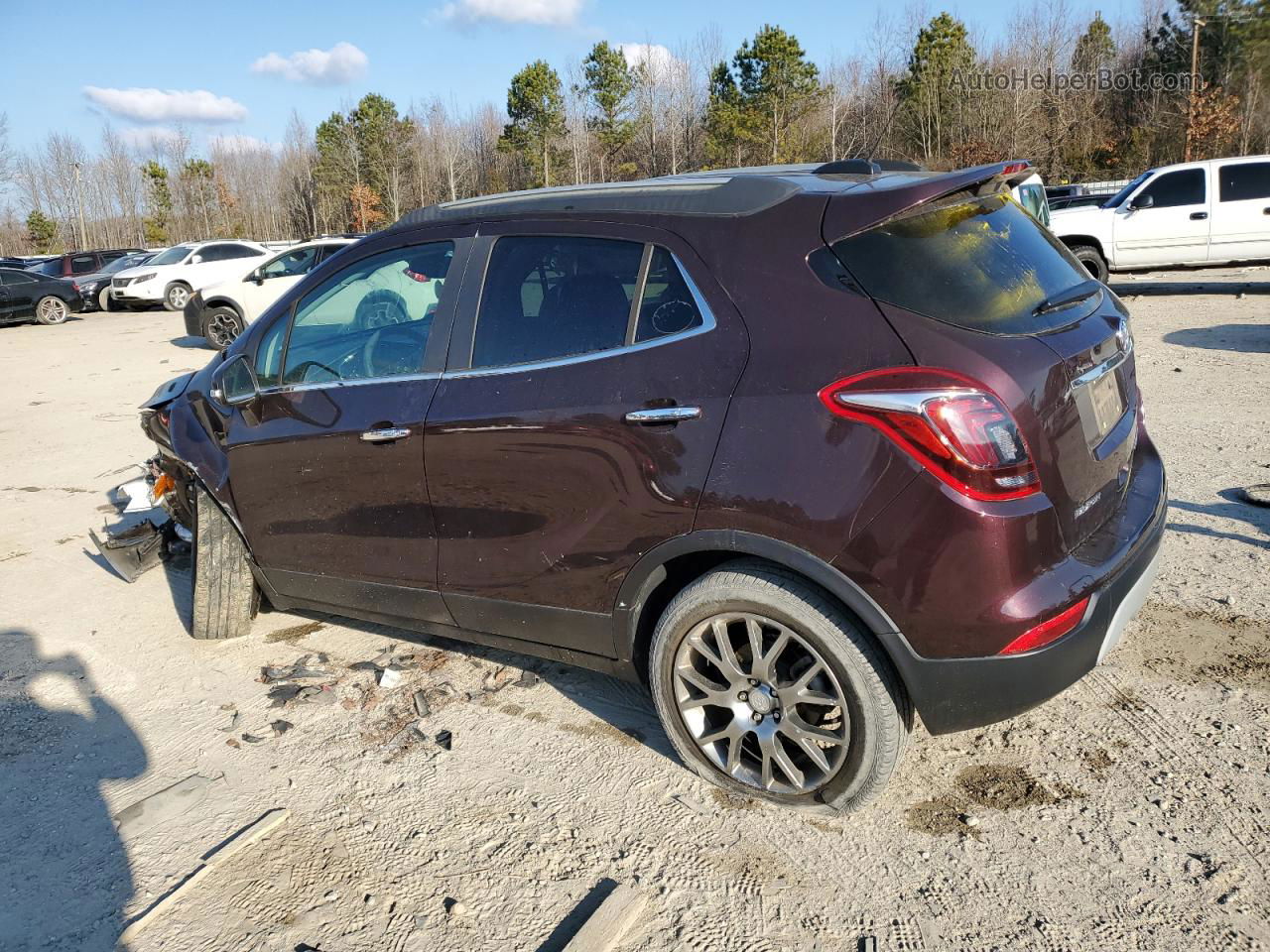 2018 Buick Encore Sport Touring Burgundy vin: KL4CJ1SM0JB658370