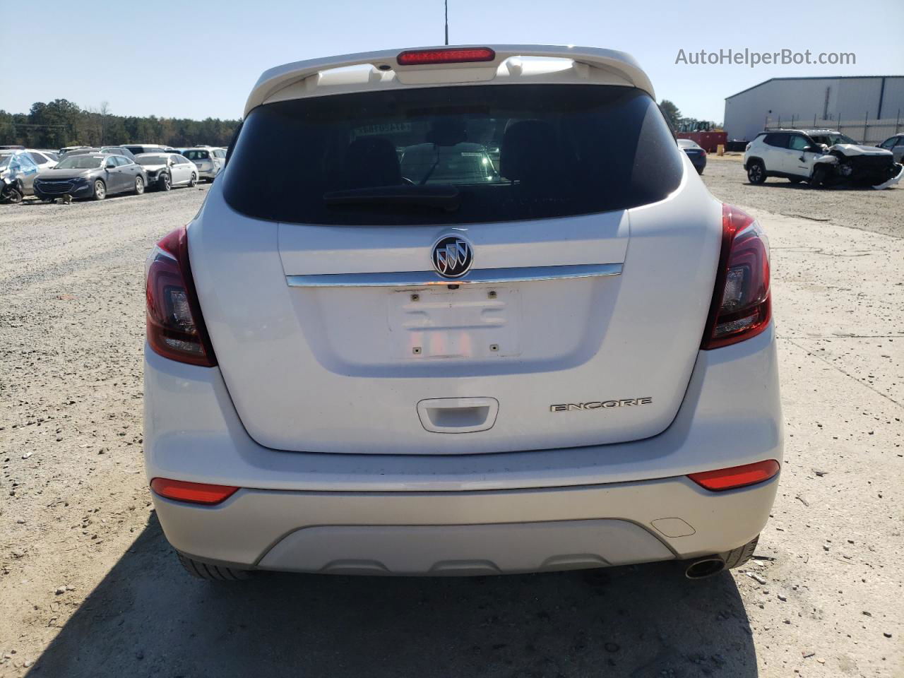 2019 Buick Encore Sport Touring White vin: KL4CJ1SM5KB707287