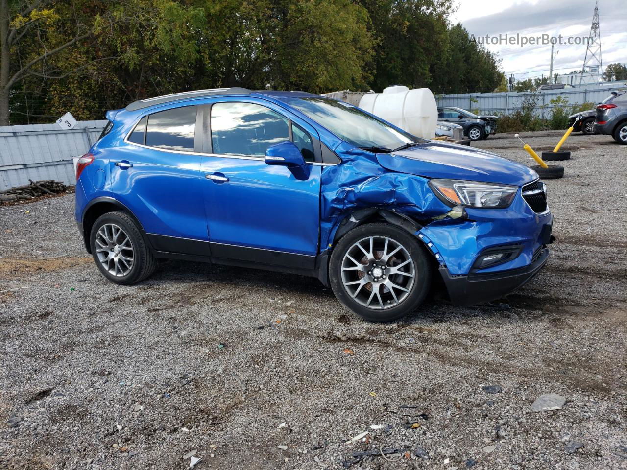 2018 Buick Encore Sport Touring Blue vin: KL4CJ1SM8JB521516