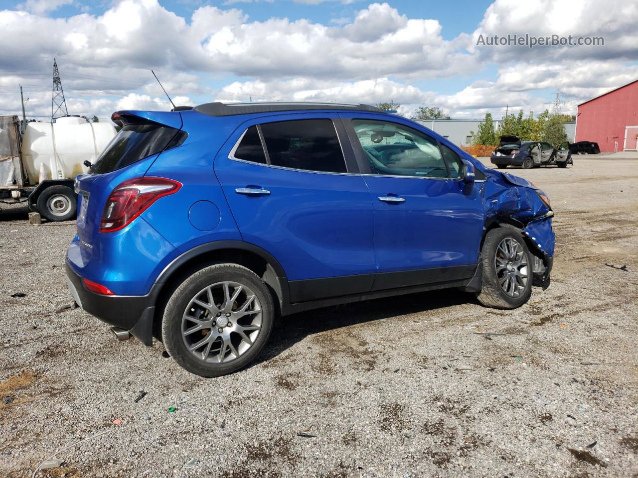 2018 Buick Encore Sport Touring Blue vin: KL4CJ1SM8JB521516