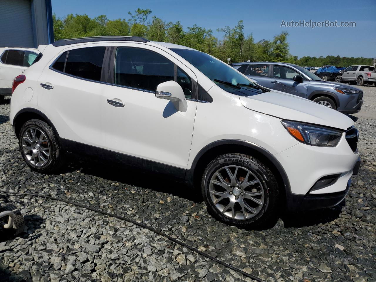 2018 Buick Encore Sport Touring White vin: KL4CJ2SB1JB571405