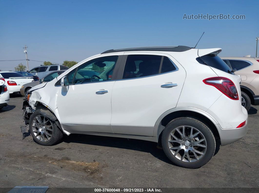 2018 Buick Encore Sport Touring White vin: KL4CJ2SB3JB635945