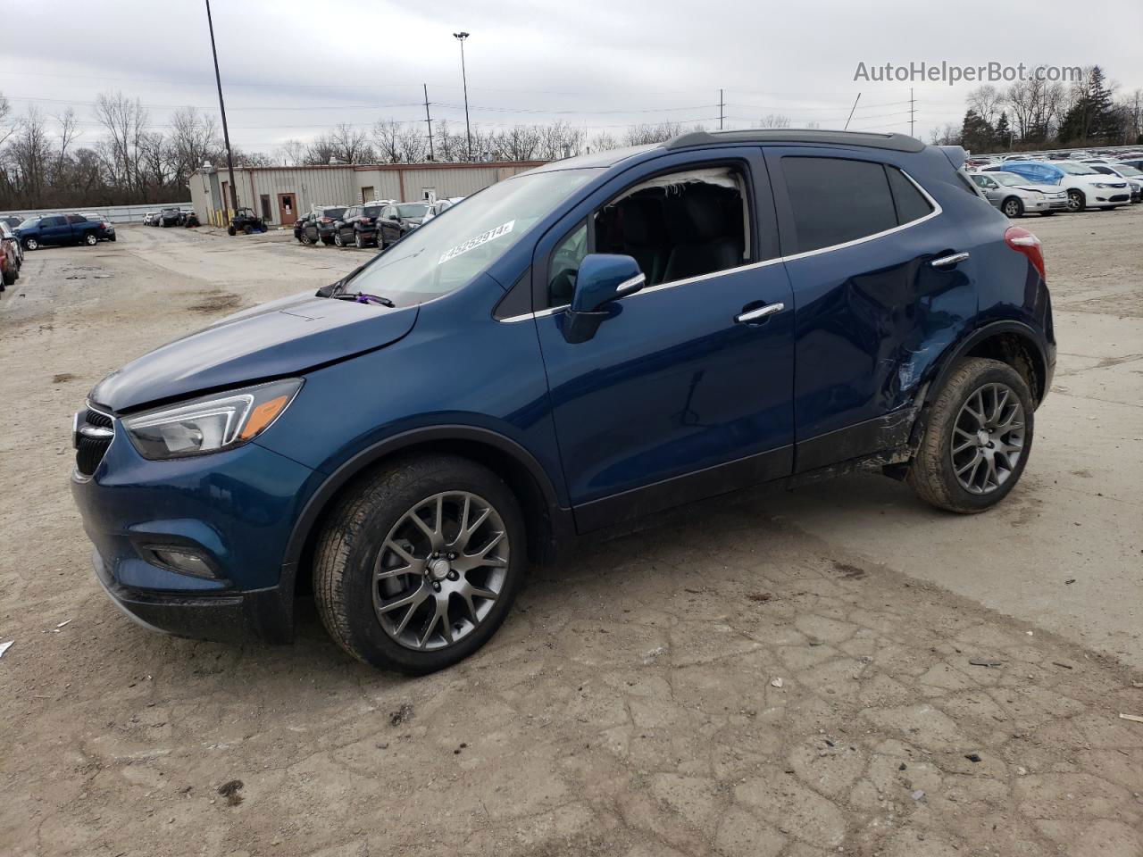 2019 Buick Encore Sport Touring Синий vin: KL4CJ2SB5KB855363