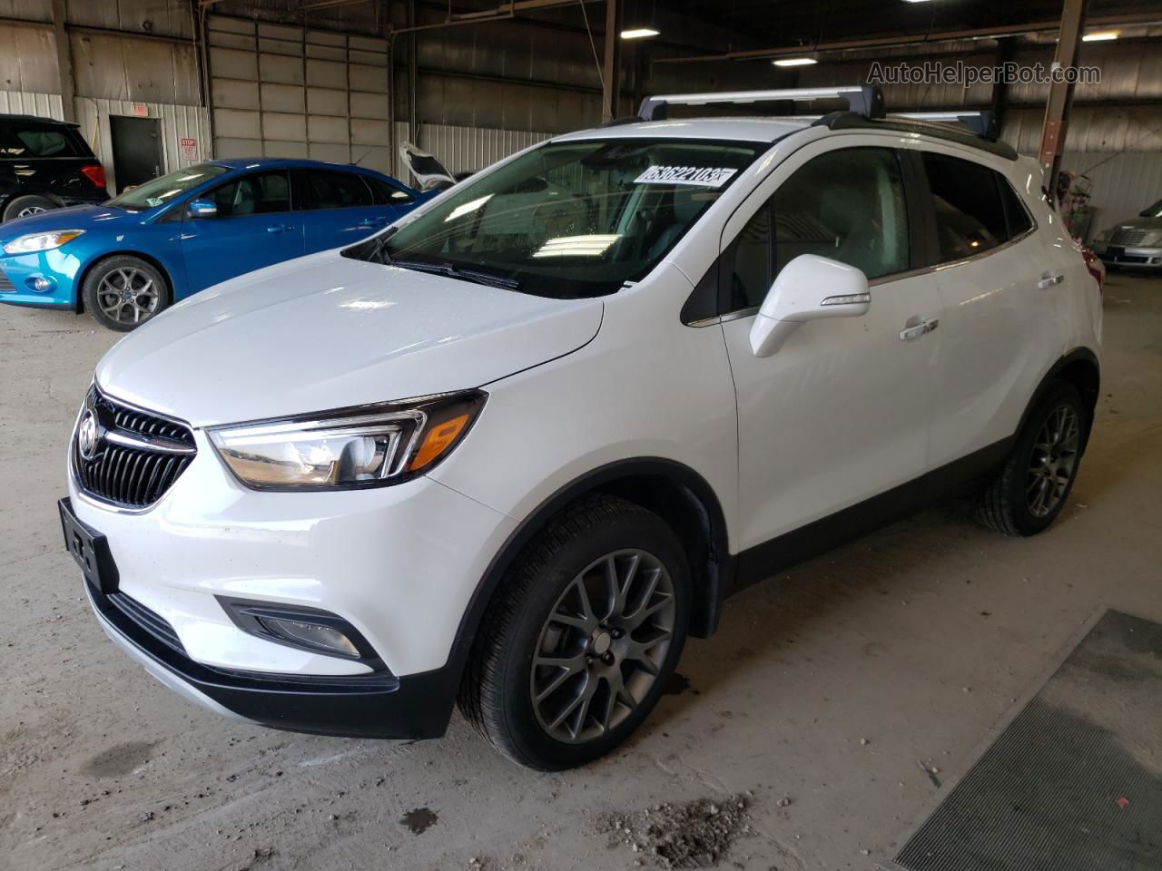 2019 Buick Encore Sport Touring White vin: KL4CJ2SB6KB731408