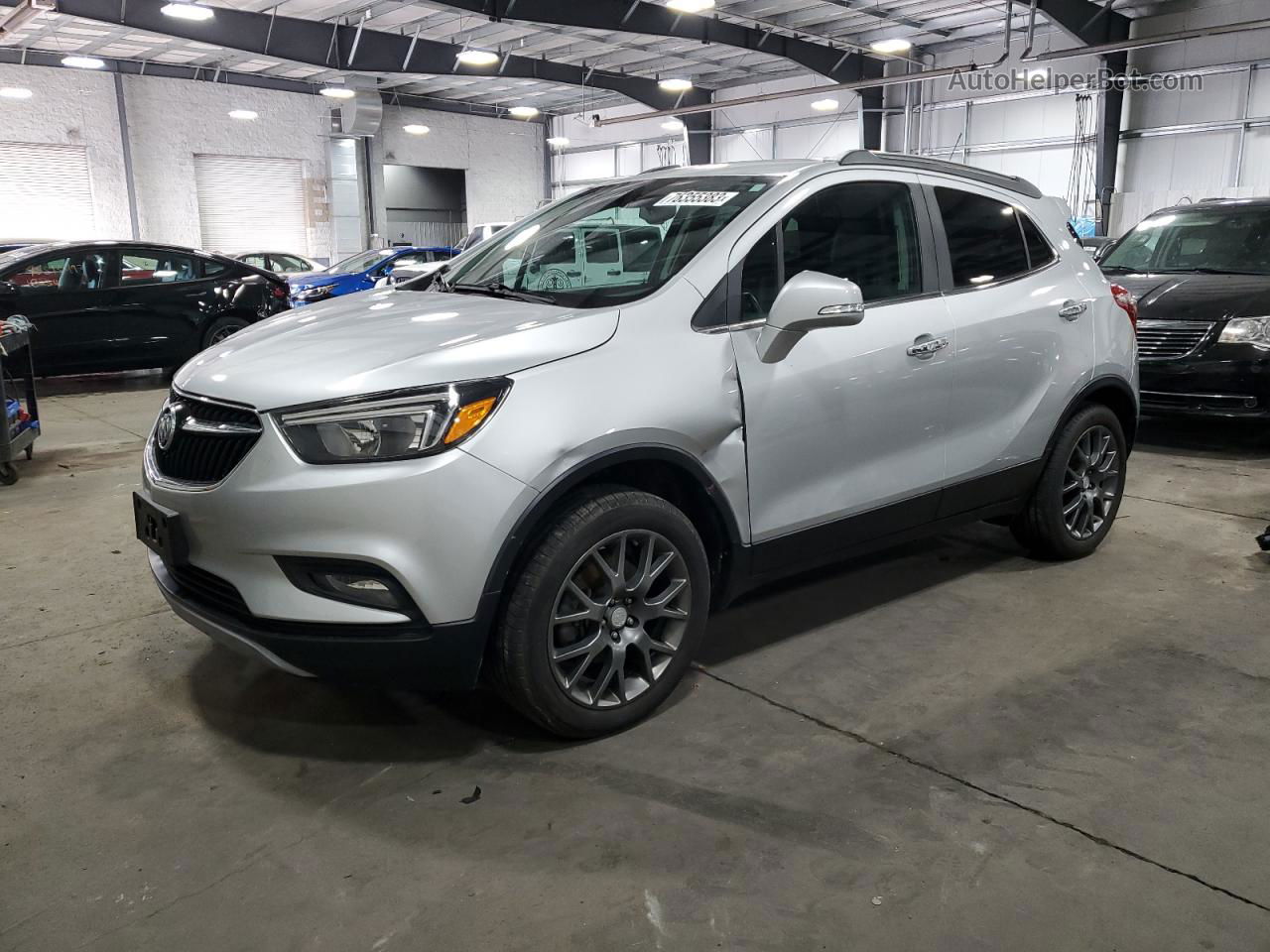 2019 Buick Encore Sport Touring Silver vin: KL4CJ2SB6KB732283