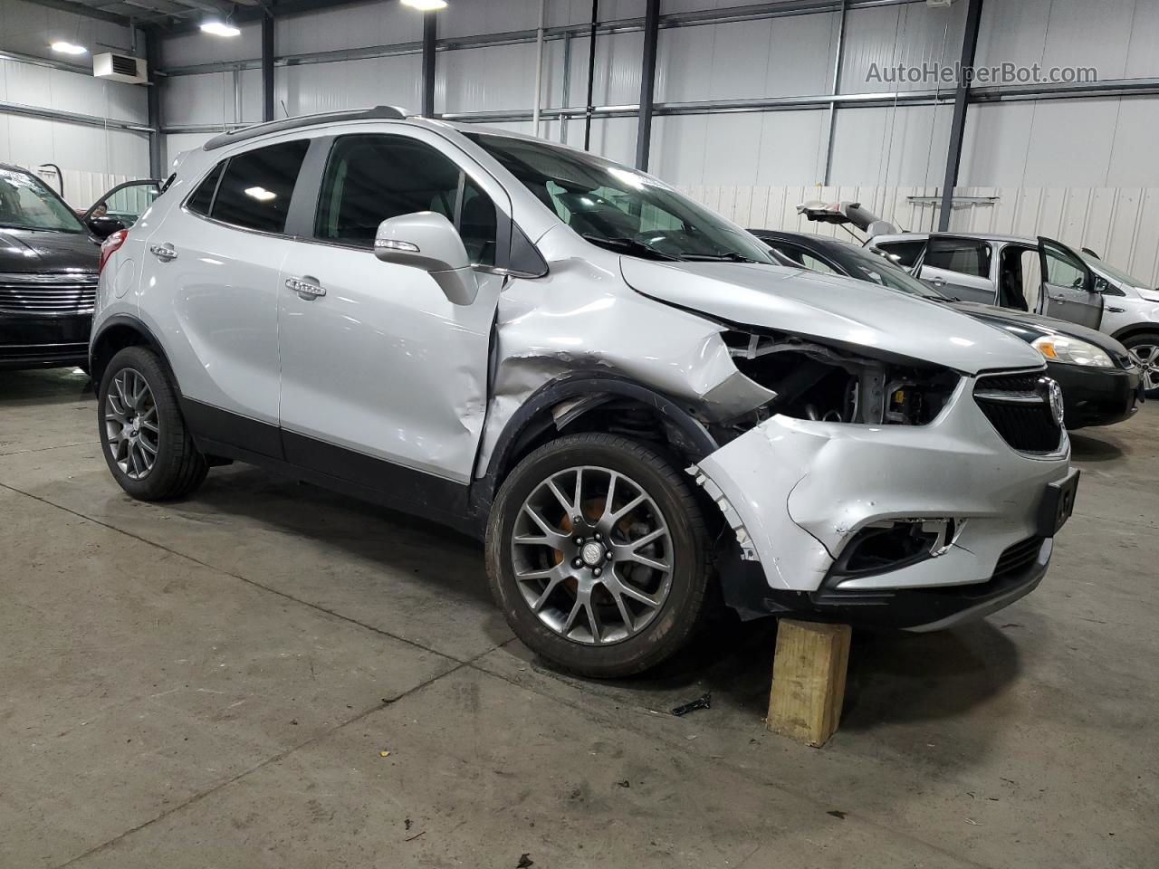 2019 Buick Encore Sport Touring Silver vin: KL4CJ2SB6KB732283