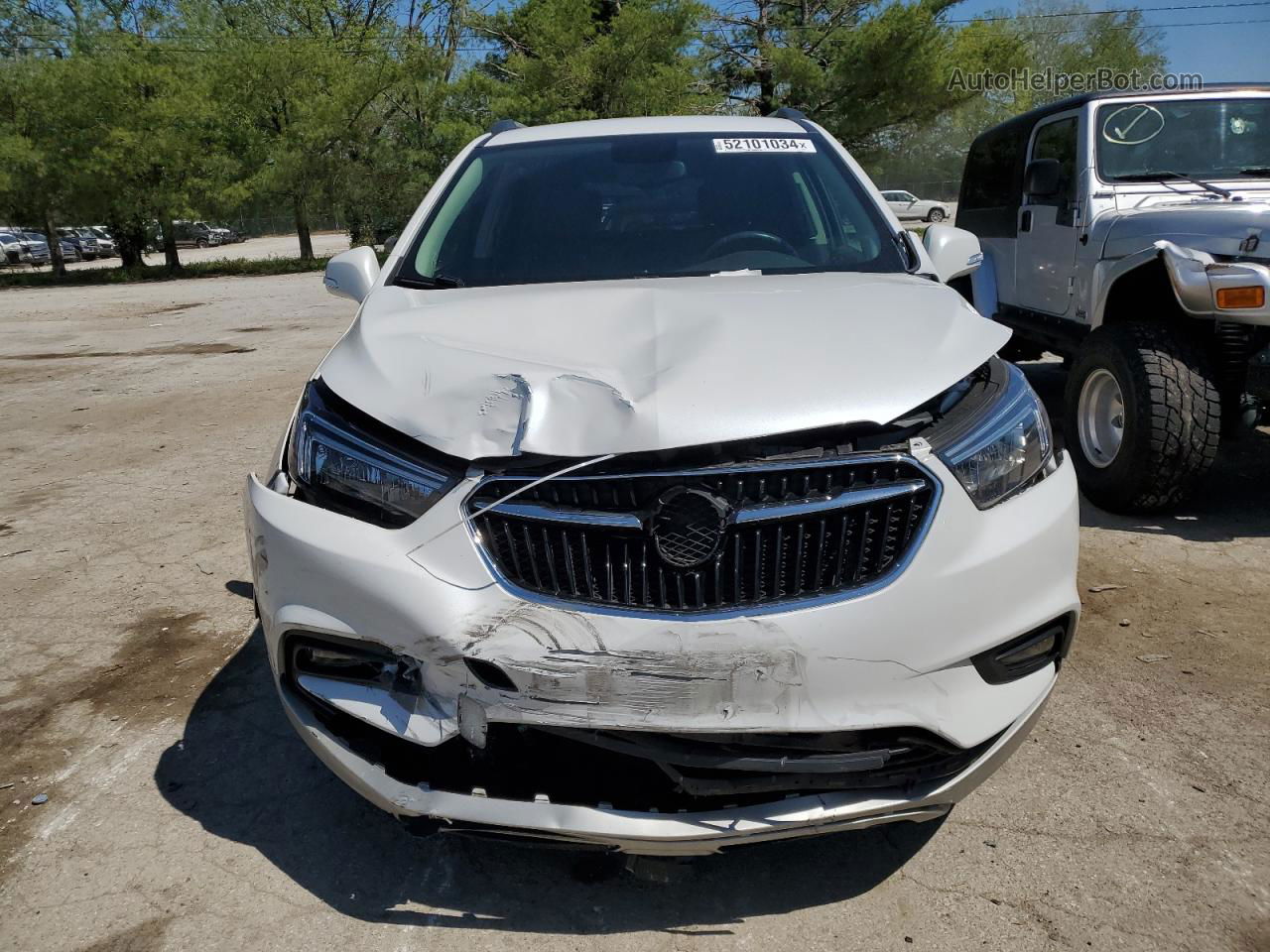 2019 Buick Encore Sport Touring White vin: KL4CJ2SB7KB711457