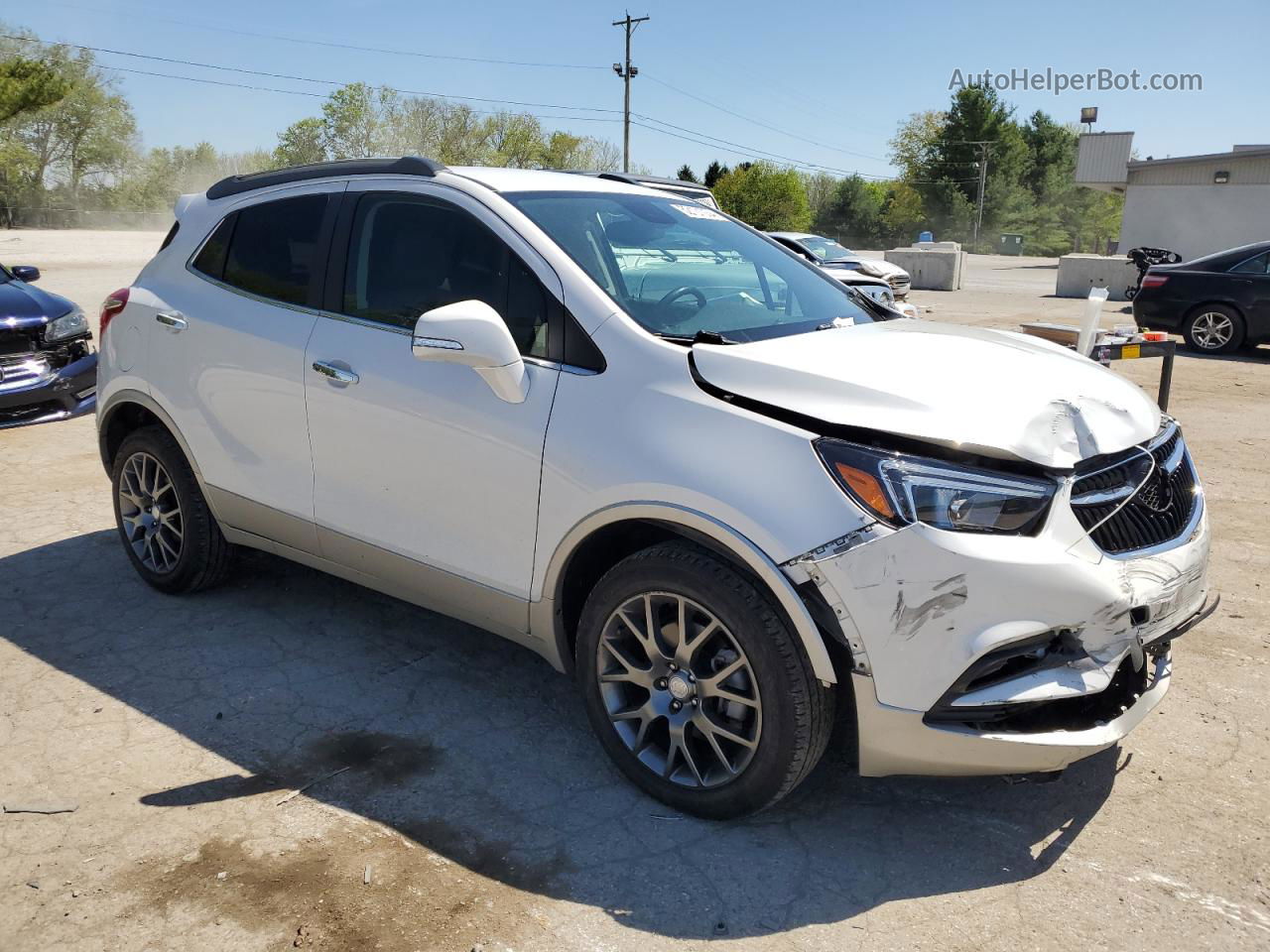 2019 Buick Encore Sport Touring White vin: KL4CJ2SB7KB711457