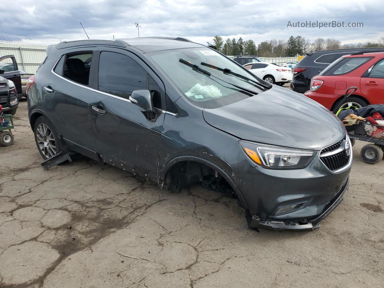 2018 Buick Encore Sport Touring Серый vin: KL4CJ2SBXJB564209