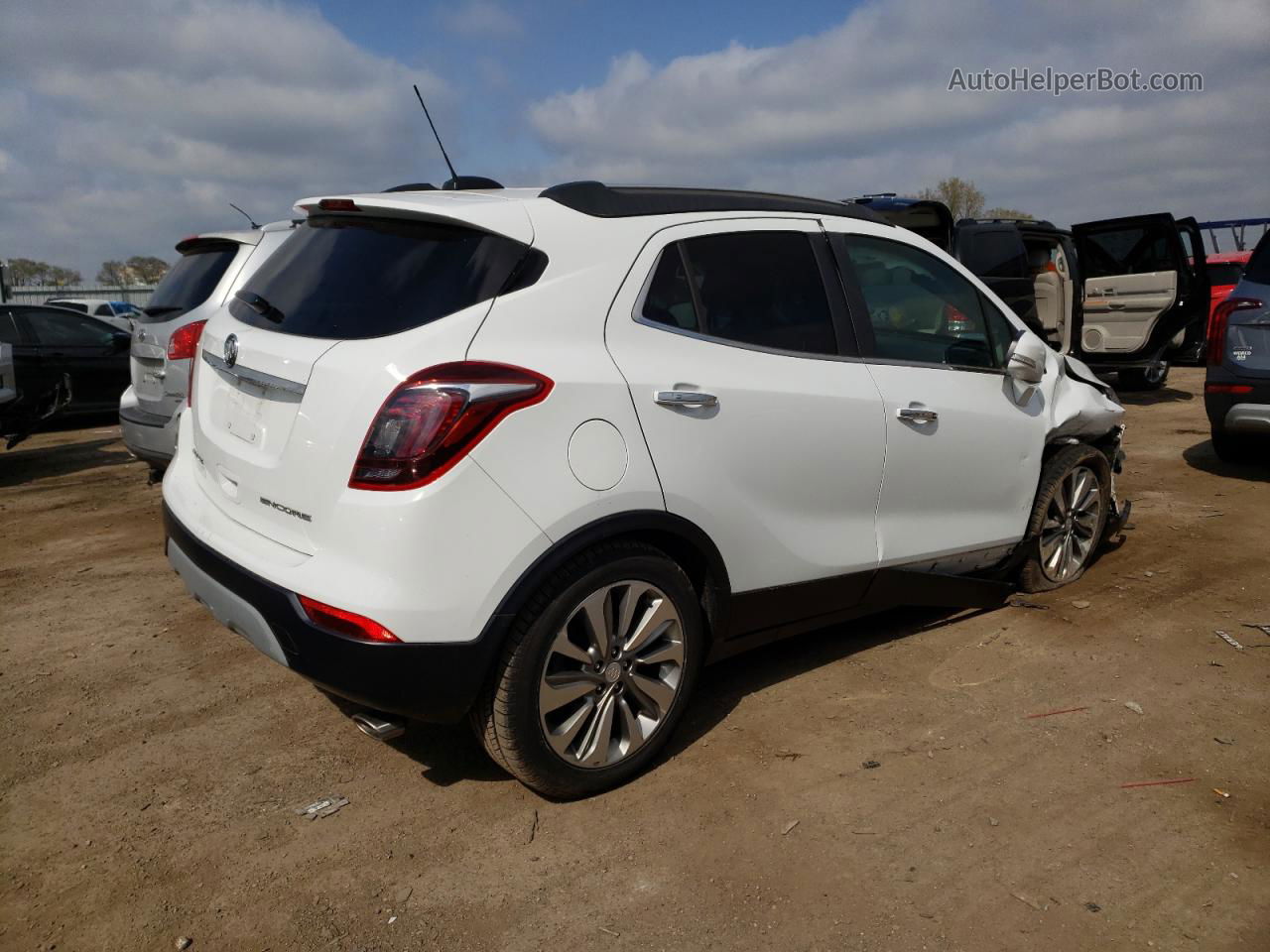 2018 Buick Encore Preferred White vin: KL4CJASB0JB525641