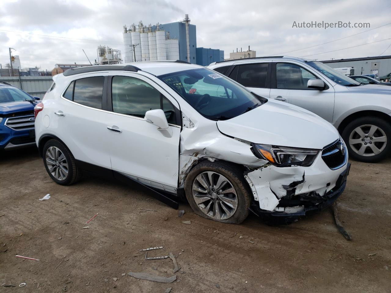 2018 Buick Encore Preferred White vin: KL4CJASB0JB525641