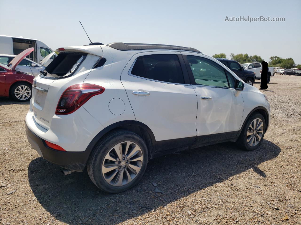 2018 Buick Encore Preferred White vin: KL4CJASB0JB529236