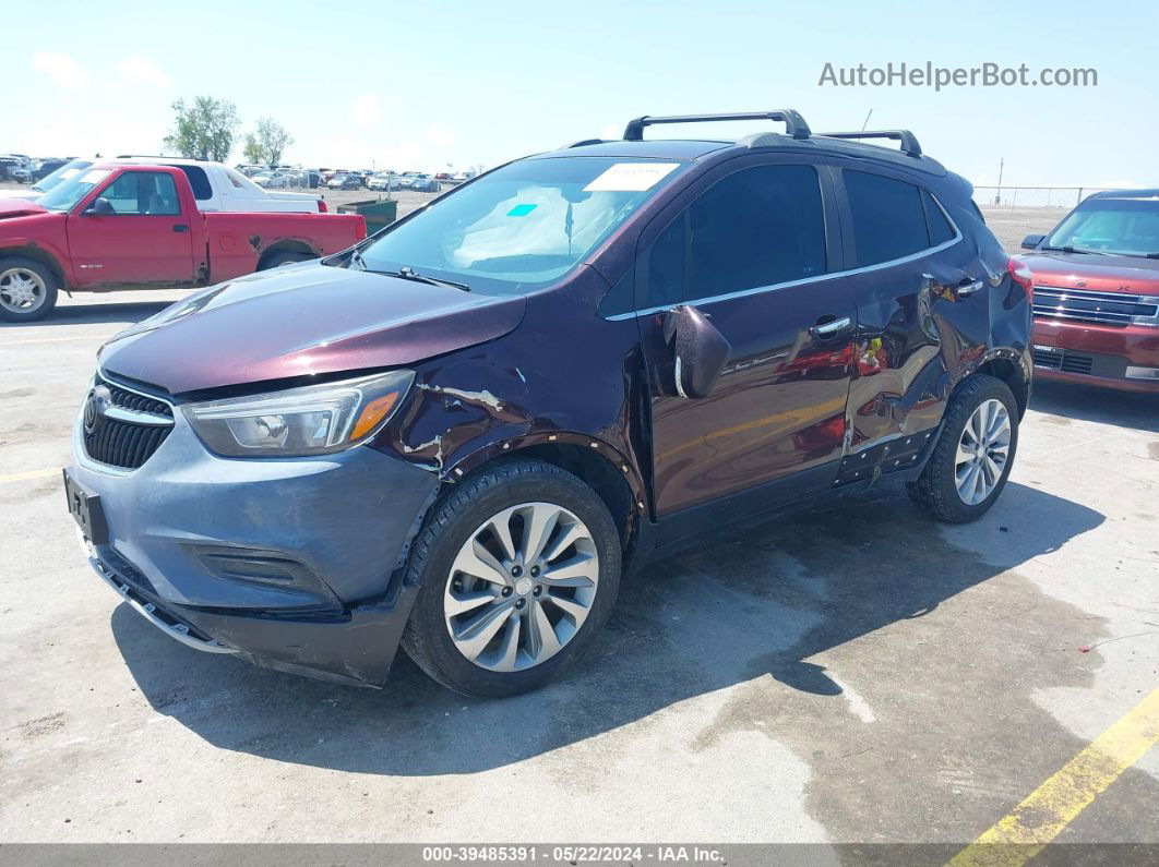 2018 Buick Encore Preferred Maroon vin: KL4CJASB0JB552273