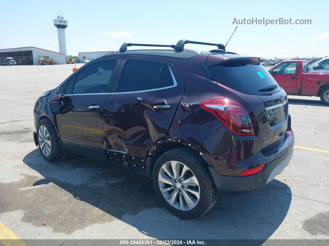 2018 Buick Encore Preferred Maroon vin: KL4CJASB0JB552273