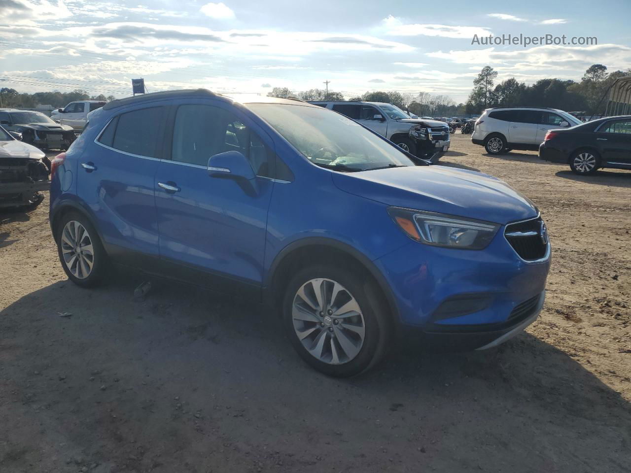 2018 Buick Encore Preferred Синий vin: KL4CJASB0JB669965