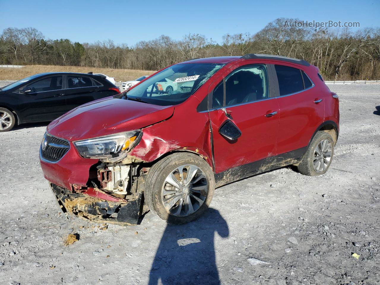 2018 Buick Encore Preferred Burgundy vin: KL4CJASB0JB671974