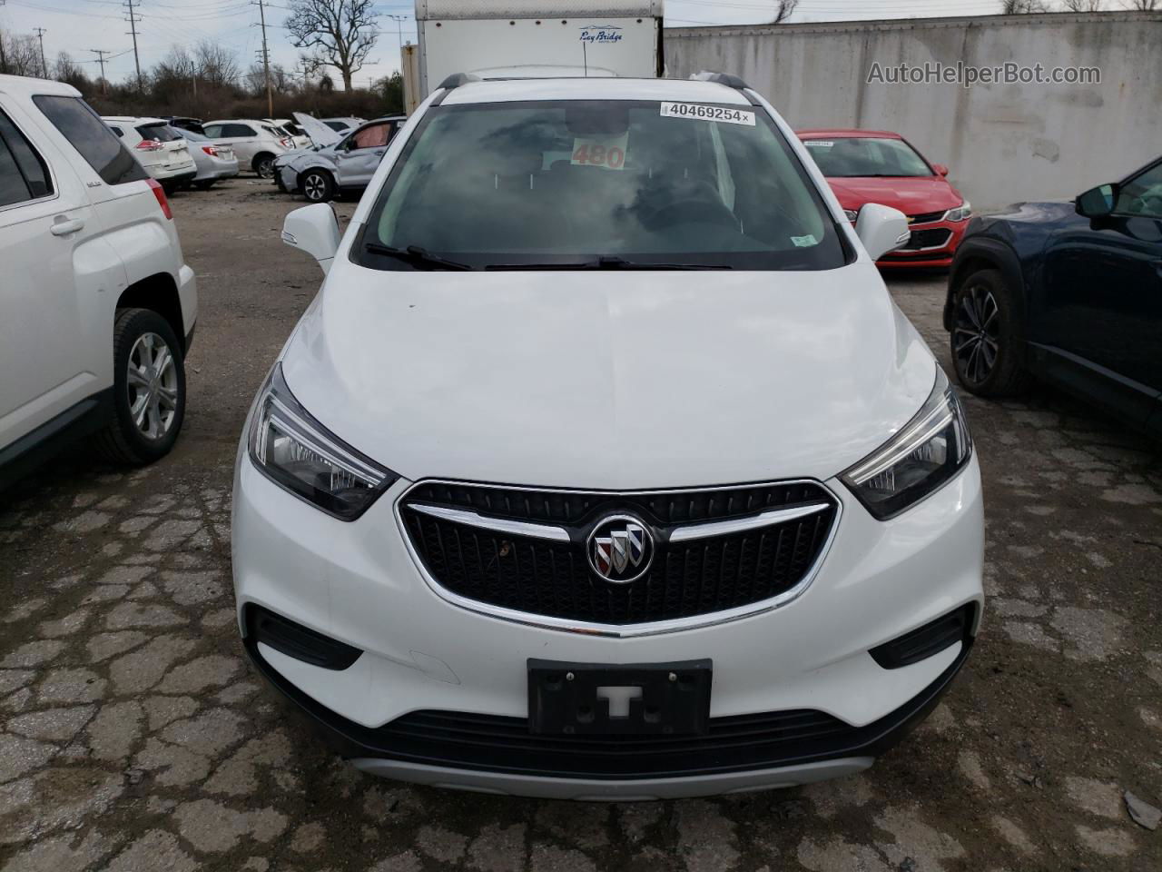 2018 Buick Encore Preferred White vin: KL4CJASB0JB687379