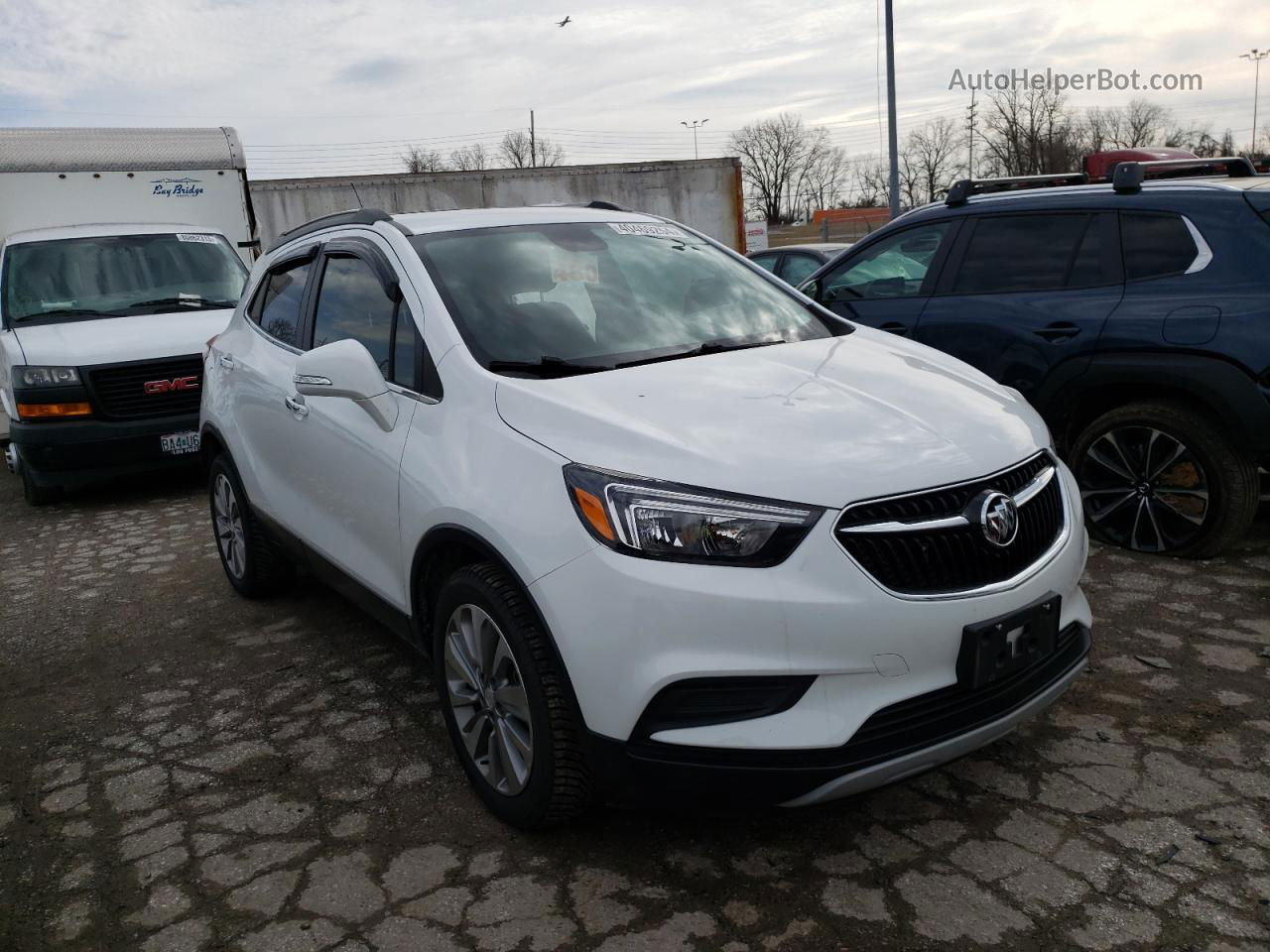 2018 Buick Encore Preferred White vin: KL4CJASB0JB687379