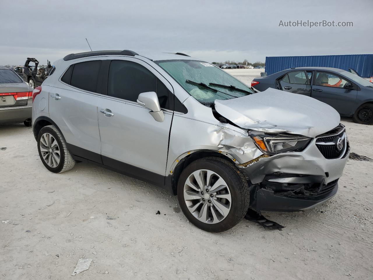 2018 Buick Encore Preferred Silver vin: KL4CJASB0JB705671