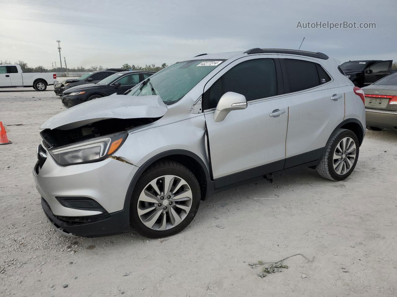 2018 Buick Encore Preferred Silver vin: KL4CJASB0JB705671