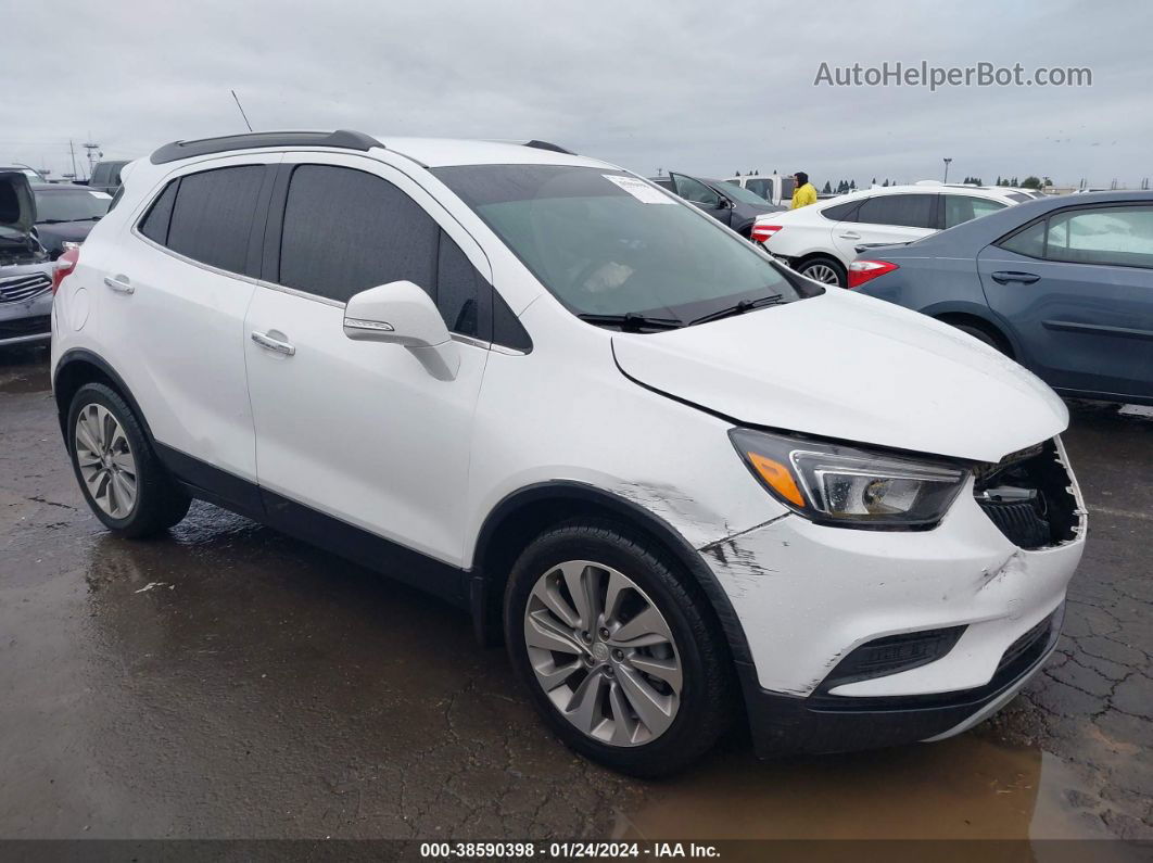 2018 Buick Encore Preferred White vin: KL4CJASB0JB716766