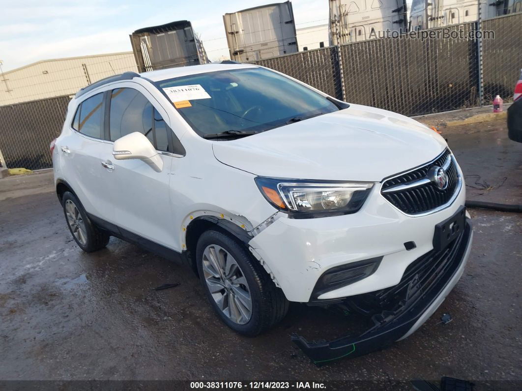 2019 Buick Encore Fwd Preferred Белый vin: KL4CJASB0KB707129