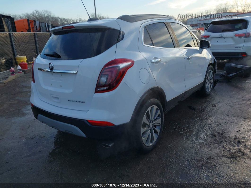 2019 Buick Encore Fwd Preferred Белый vin: KL4CJASB0KB707129