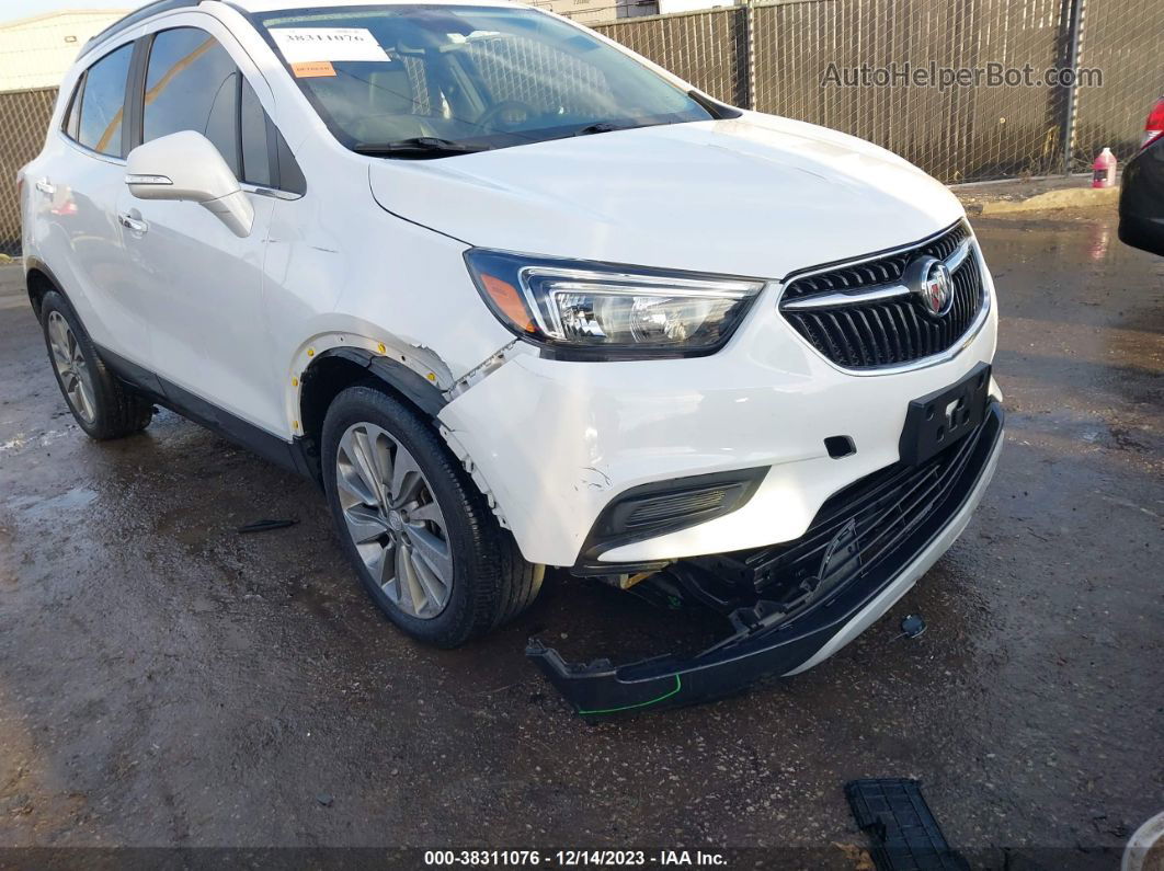 2019 Buick Encore Fwd Preferred Белый vin: KL4CJASB0KB707129