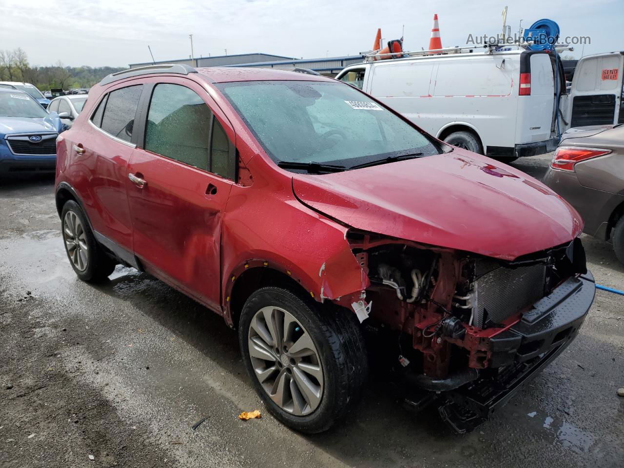 2019 Buick Encore Preferred Red vin: KL4CJASB0KB713738