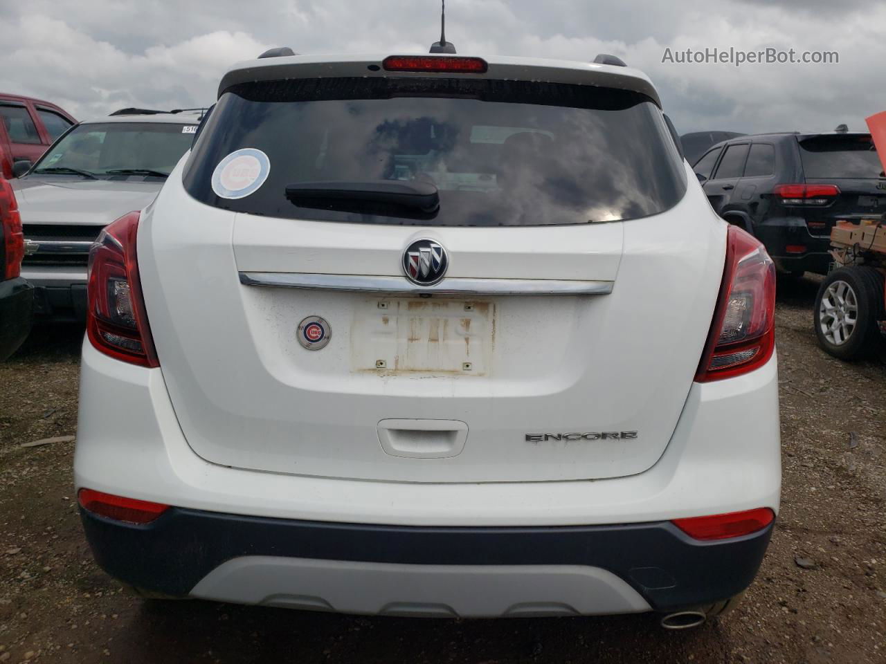 2019 Buick Encore Preferred White vin: KL4CJASB0KB838870