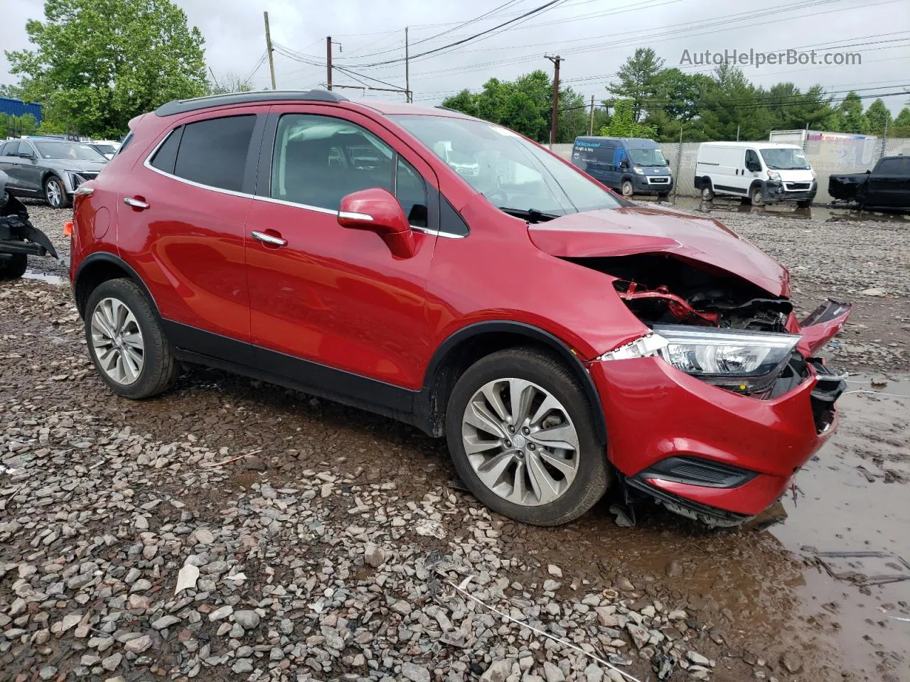 2019 Buick Encore Preferred Red vin: KL4CJASB0KB862862