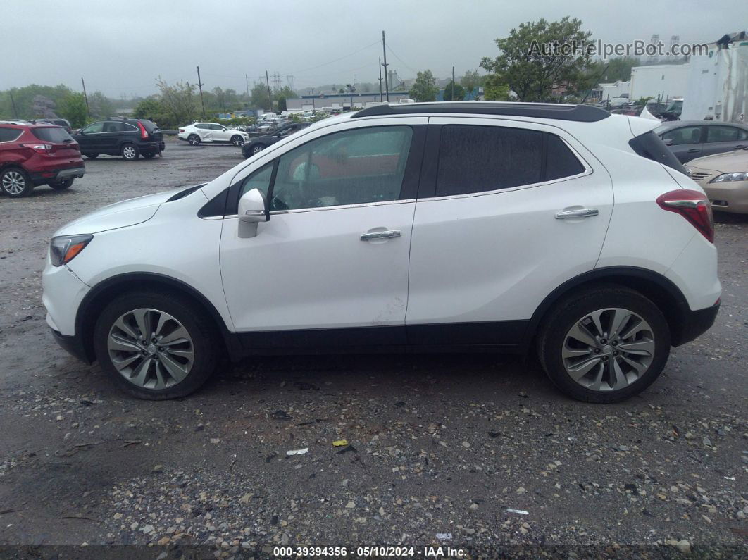 2019 Buick Encore Fwd Preferred White vin: KL4CJASB0KB912207