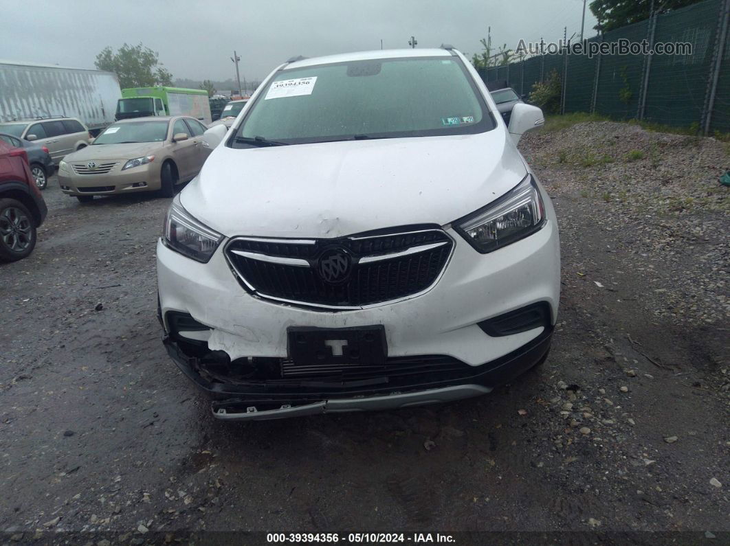 2019 Buick Encore Fwd Preferred White vin: KL4CJASB0KB912207