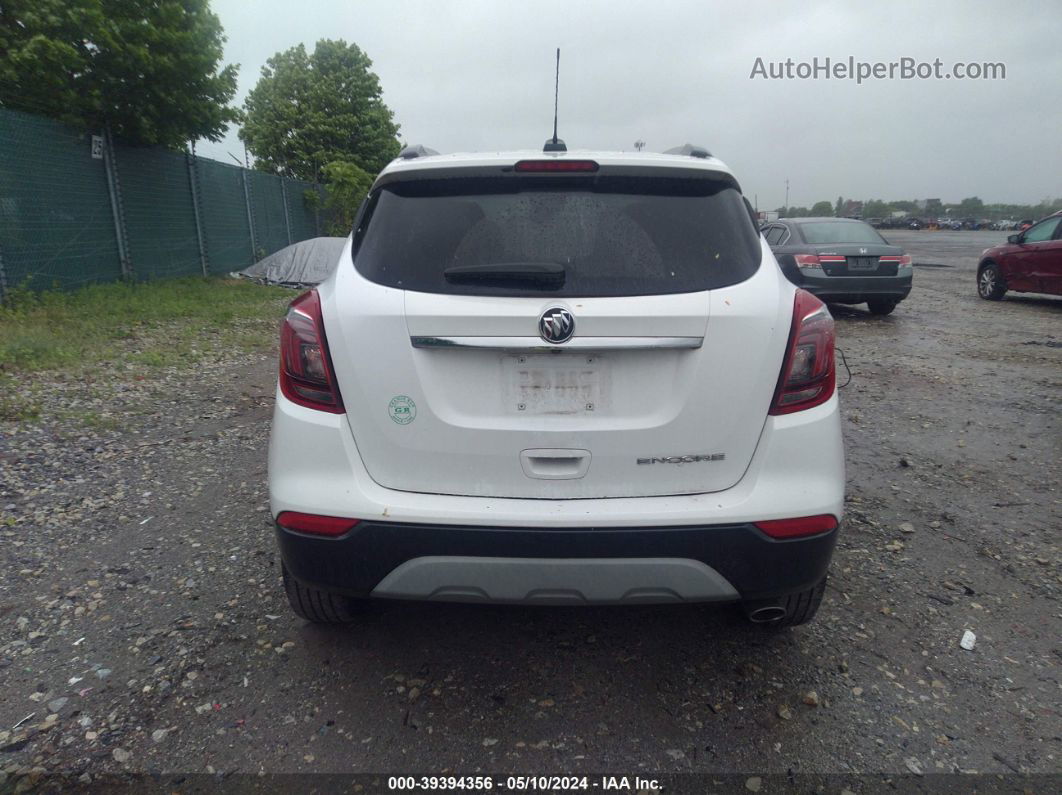 2019 Buick Encore Fwd Preferred White vin: KL4CJASB0KB912207