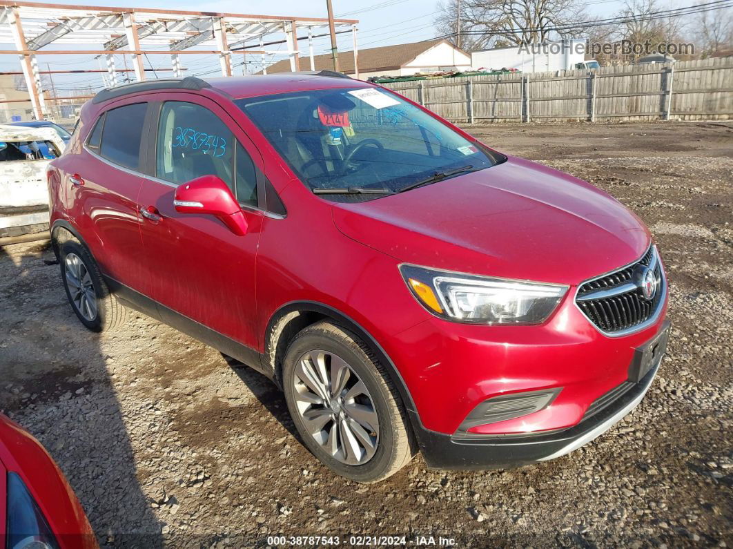 2018 Buick Encore Preferred Red vin: KL4CJASB1JB557918