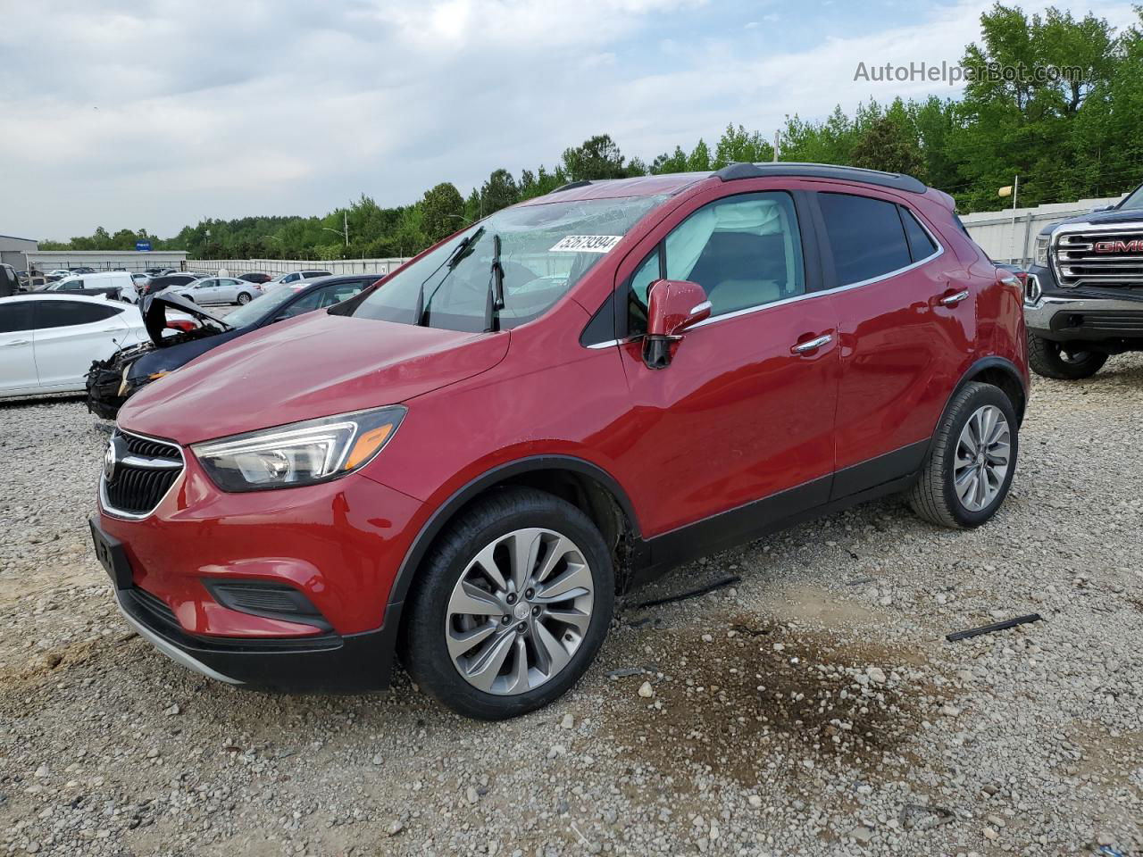 2018 Buick Encore Preferred Red vin: KL4CJASB1JB605420