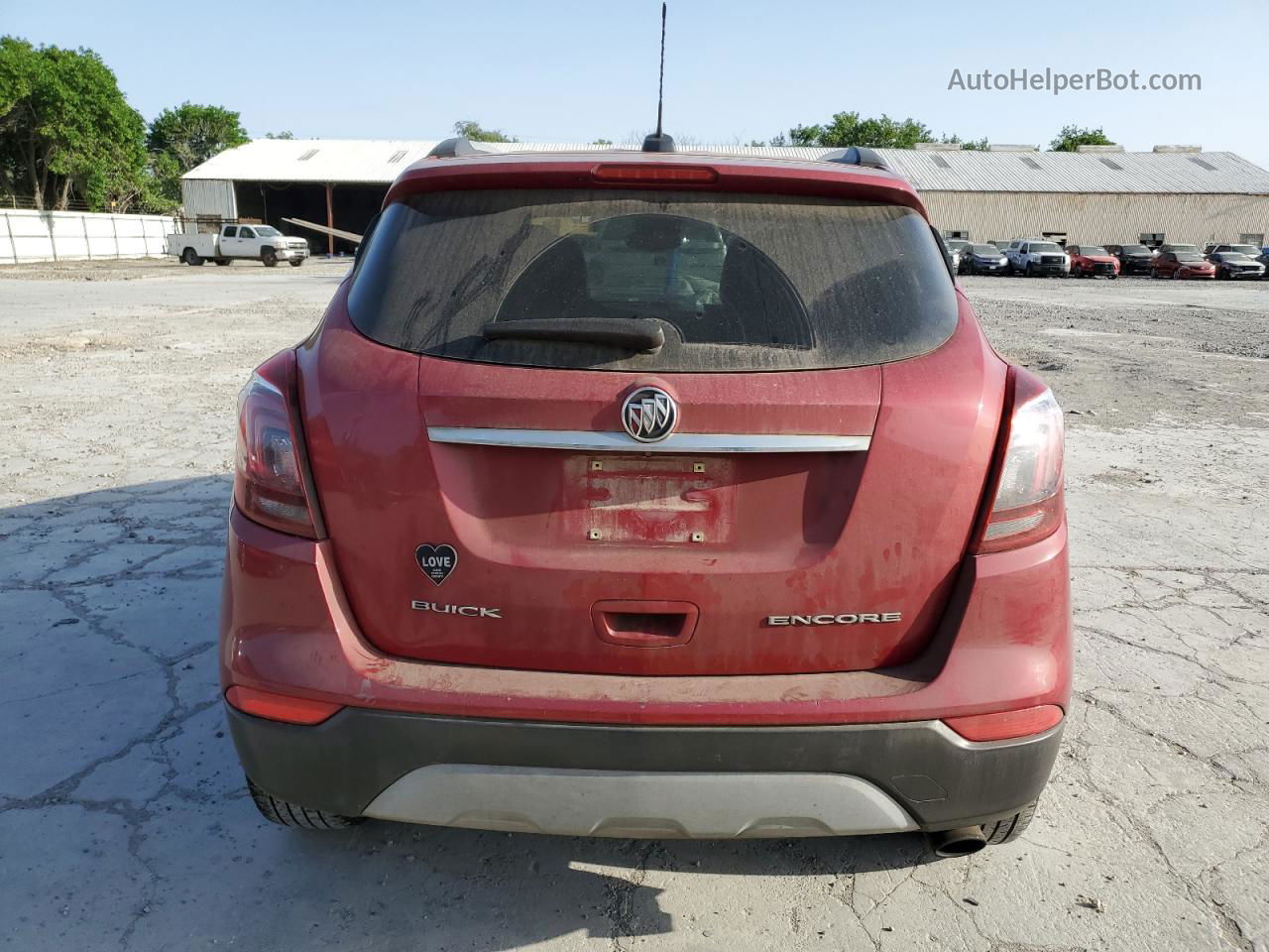 2018 Buick Encore Preferred Red vin: KL4CJASB1JB631497