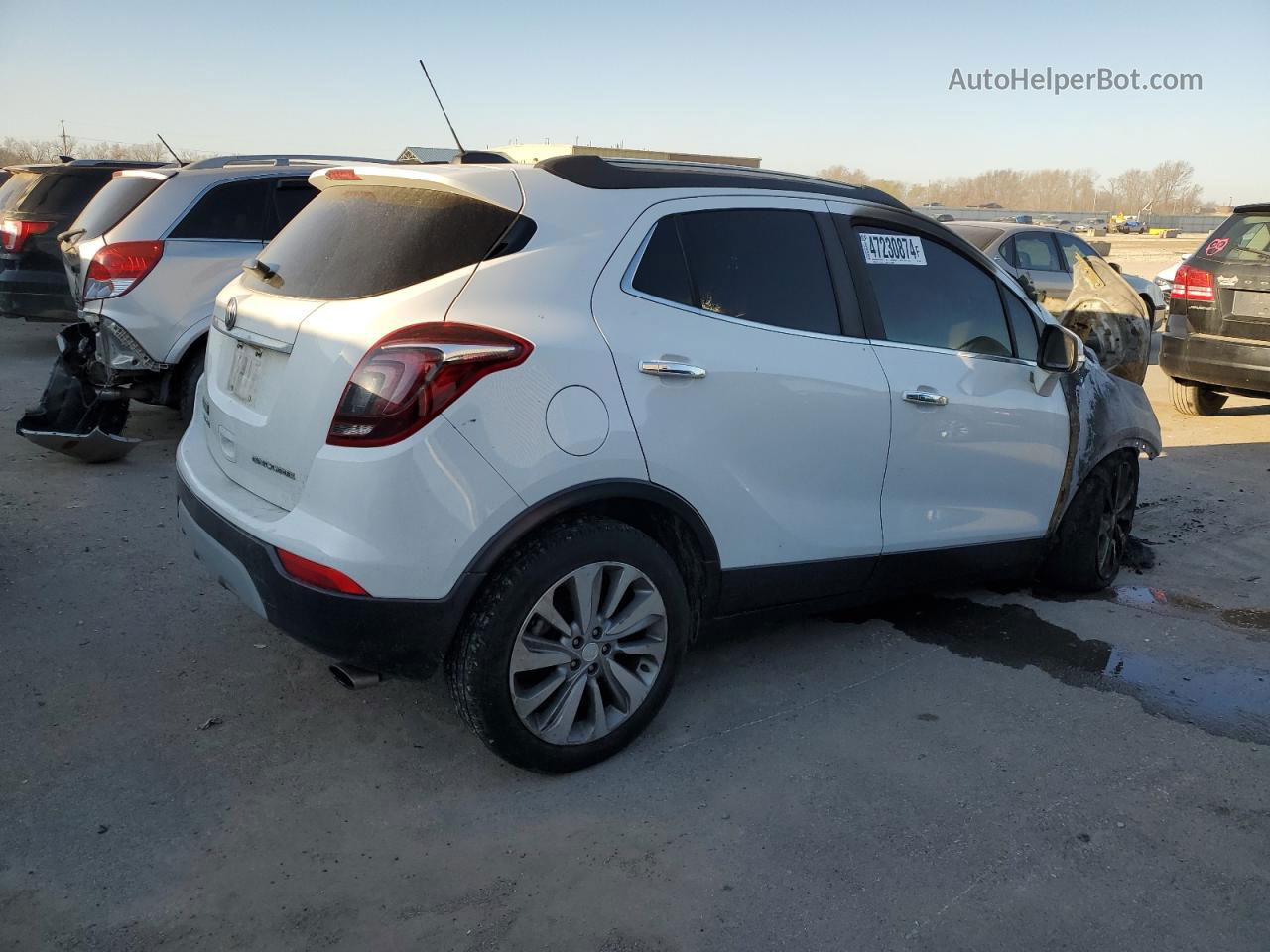 2018 Buick Encore Preferred White vin: KL4CJASB1JB706859