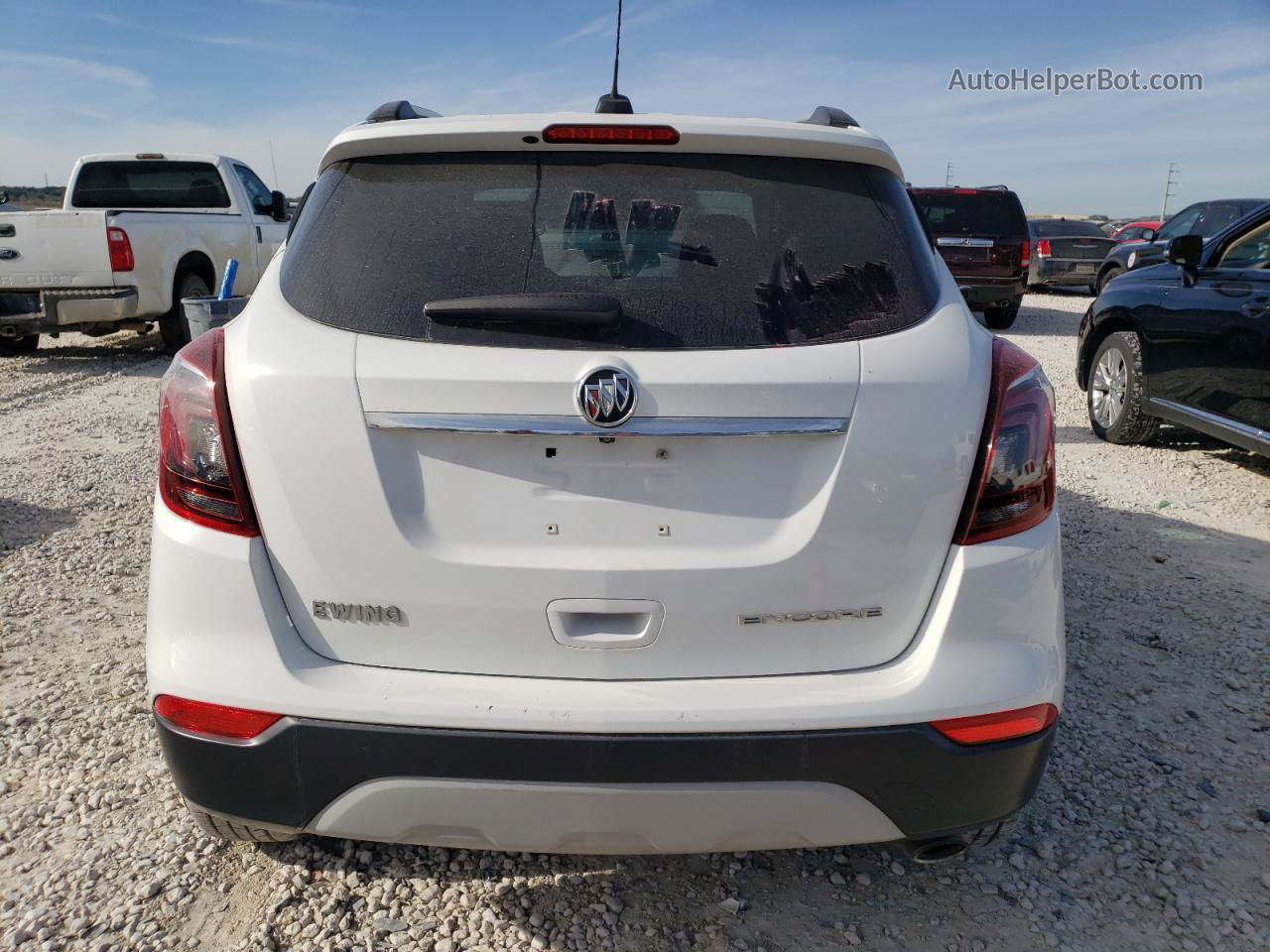 2019 Buick Encore Preferred White vin: KL4CJASB1KB706653