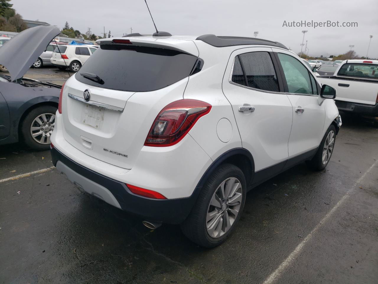 2019 Buick Encore Preferred White vin: KL4CJASB1KB708712