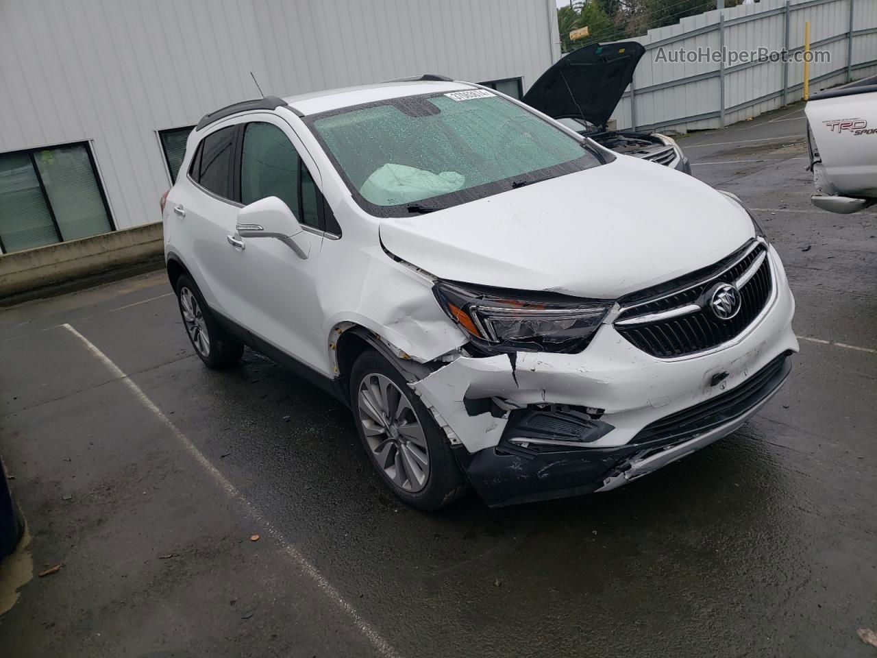 2019 Buick Encore Preferred White vin: KL4CJASB1KB708712