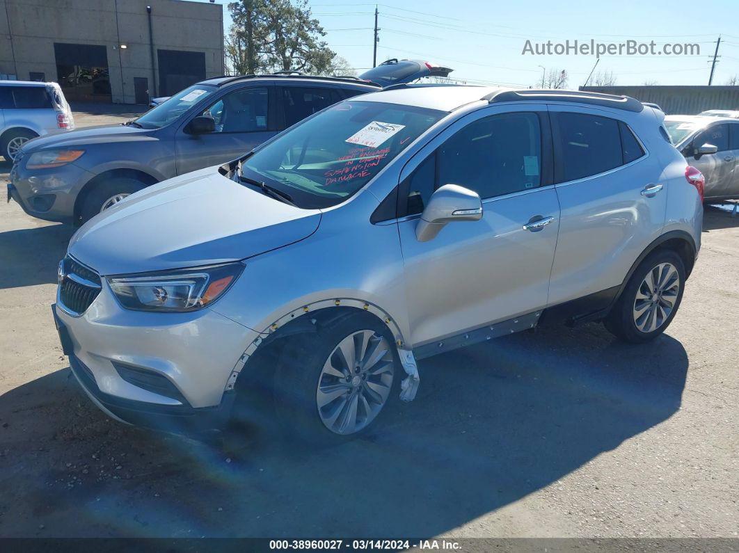 2019 Buick Encore Fwd Preferred Серебряный vin: KL4CJASB1KB721492