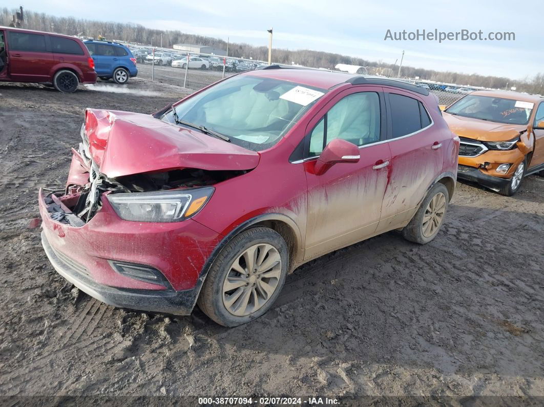 2019 Buick Encore Fwd Preferred Burgundy vin: KL4CJASB1KB722769