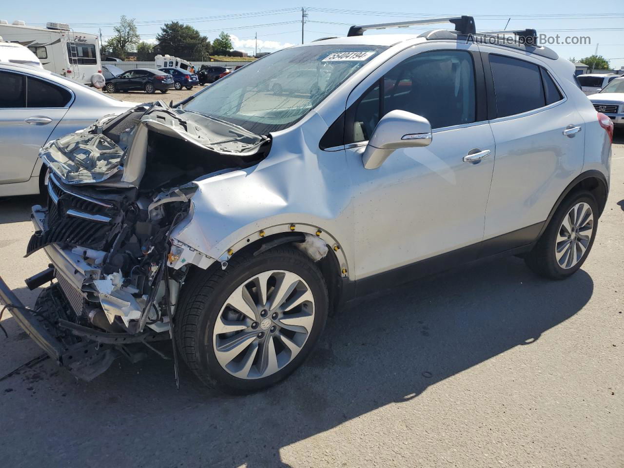 2019 Buick Encore Preferred Silver vin: KL4CJASB1KB782356