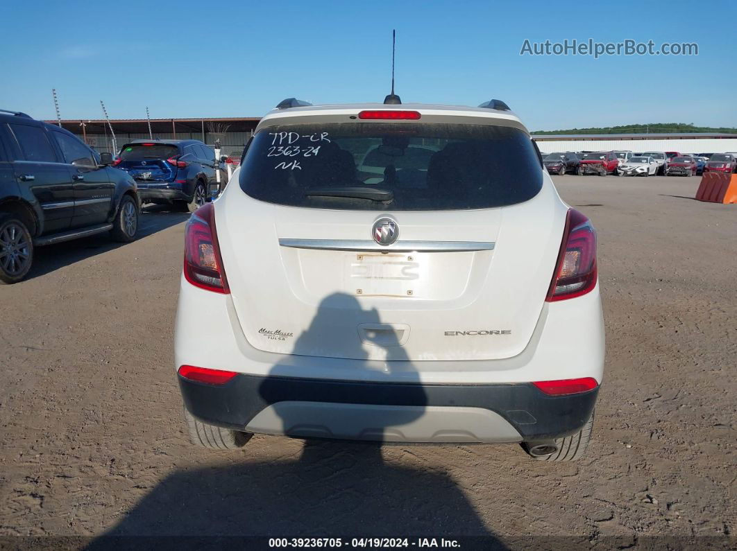 2019 Buick Encore Fwd Preferred White vin: KL4CJASB1KB834908