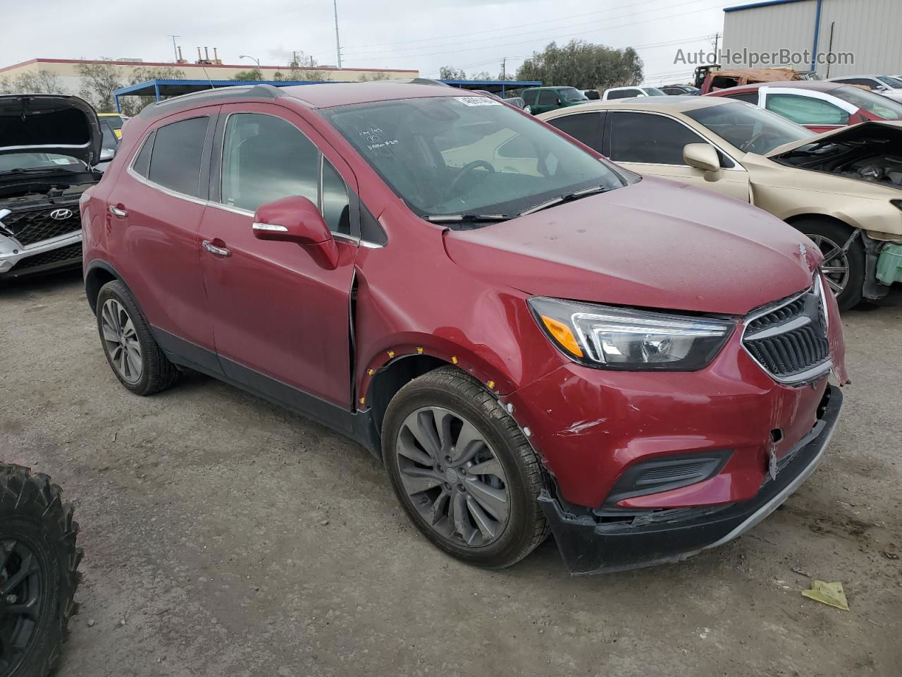 2019 Buick Encore Preferred Red vin: KL4CJASB1KB918596